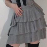 Twelve By Twelve tiered knit dress grey size M Photo 1