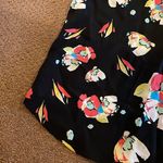 Yumi Kim Women’s Black Floral 3/4 Button Blouse Photo 4