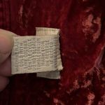 J.Jill Size MP PM M Petite Corduroy Jacket Shacket Velvet Hem Cranberry Photo 3