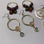 Lot Of 3 Costume Earrings Pierced Dangle / Hoop Mix Photo 9
