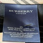 Burberry  London Stripped Wide Wool leg‎ pants black sz 12 Photo 5