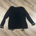 Chico's Vintage Travelers Cardigan Women 3 XL Black Acetate Slinky Tie Open Front Photo 5