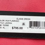 Kobi Halperin Elaine Flamingo Short Flutter Sleeve Wrap Midi Dress Women’s XL Pink Photo 11