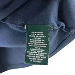 Ralph Lauren Lauren  Navy Scoop Neck Blouse- Size Medium Photo 7