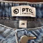 PTCL Cargo Wide Leg Jeans Blue Size 28 Photo 2