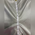 Saks 5th Avenue Saks Fifth Avenue Size 6 Wool and Silk Blend Wide-Leg Pants in Light Sage Green Photo 8