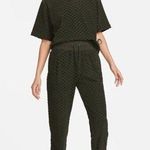 Nike Modern Everyday Sportswear Green Suit Womens 2X/1X Boxy Terry Cloth Track Photo 0