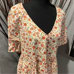 Old Navy 🍒 BABYDOLL SUNDFLOWER BOHO DRESS SIZE LARGE🍒 Photo 2