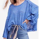 Free People Blue And White Sweater Photo 0