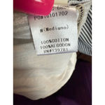 Women's FARROW Blue White Striped Wrap Mini Dress M Size M Photo 7