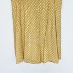 & Other Stories & Other Stories Yellow White Printed Art Deco Mini Shirt Dress Skater Photo 4