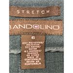 Bandolino 005 Bandolono gray flat front stretch trouser size 6 Photo 1