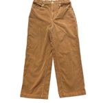 EXPRESS corduroy wide leg high rise crop pant size 2 Photo 2