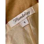 NWT Mandalay Brown Gold Lace Beaded Sequin Long Evening Gown Dress Womens Size 4 Photo 9