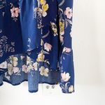 Band of Gypsies Blue Floral Print Maxi Dress Photo 4