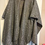 Woolrich  Gray Knit Poncho Photo 0