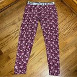 Lucky Brand | Floral Print Logo Cozy Pajama Lounge Pants Size L Photo 6