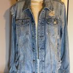 BLANK NYC  Distressed‎ Jean Jacket/ Shirt Size Medium Photo 0