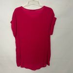 Zac & Rachel Womens Top Large Gauzy Lightweight Career Office Workwear Casual Pink Photo 5