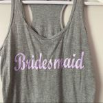 Anvil  razor back tank gray Bridesmaid medium Photo 1