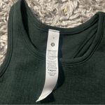Lululemon ebb to street cropped tank legacy green size 4 Photo 3
