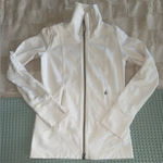 Lululemon  Daily Yoga Jacket Size 4 Polar Cream Zip Up Cozy Funnel Neck Collar Photo 0