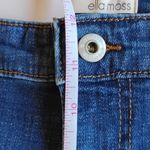 Ella Moss NWT  High Rise Slim Straight Ankle Jeans 12/31 Medium Wash Destroyed Photo 6