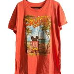 Disney  Cruise Line On Cruise Control Mickey Mouse Shirt Large EUC #0882-OAK Photo 0