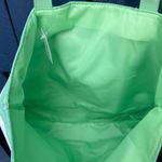 Clinique  Green and White Striped Tote Photo 3