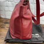Coach Vintage Red Leather Soho Lafayette Tote Shoulder Bag Made In US W Tag 4140 Photo 3