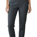 J. McLaughlin Quilted Cropped Pants Navy Black Size 8 Photo 0