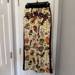 Ed Hardy  women’s Tattoo Print Wide-Leg Pants size small Photo 1