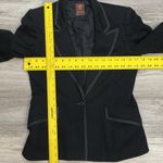 Anne Klein Black Vintage 1970s 100% Wool Women’s Blazer with Peak Lapels Size 4 Photo 14