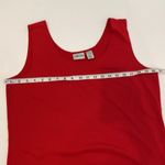 Chico's Chico’s Red Sleeveless Stretchy Tank Top EUC Sz XL Casual Nylon Spandex Photo 4