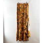 l*space L* Desiree High Waisted Ruffle Side Slit Wrap Maxi Skirt Love Song Floral L Photo 3