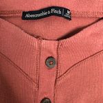 Abercrombie & Fitch Off-Shoulder Ribbed Long Sleeve Top Photo 3