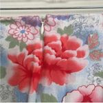 Carolina Blues Stretch Floral Pastel Skirt Unlined Preppy Girly Retro White Size 12 Photo 6