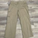 Chico's Beige Cropped Stretchy Straight Leg Cargo Pants Size S/4 Photo 2