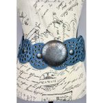 8 Other Reasons  Montana Stallion Belt Studded Blue Denim 43" Photo 10