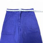 Wilfred Aritzia Free Purple Modern Utility Pants Jeans High Rise Straight Leg 6 Photo 1