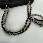 Tory Burch Black Robinson Perforated Diamond Chain Shoulder bag Photo 10