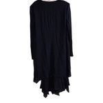 Jones New York  Women's Navy Blue  Silk Long Formal Dress Size 16 Photo 6
