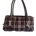 Croft & Barrow Brown plaid baguette Women's shoulder bag Photo 10