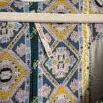 Free People  Lola Floral Kimono Crop  Mixed Print Tie Butterfly Sleeves Size XS Photo 2