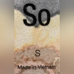 SO  Black Sunflower Print Romper Women's Sz Small Photo 6