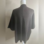 Coldwater Creek  metallic brown cardigan one button cape XL Photo 8