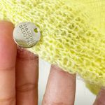 Scotch & Soda Sweater Womens M Linen Mohair Wool Colorblock Sleeves in Citrus Photo 16