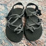 Chacos Chaco Updraft EcoTread X2 J105182 Outdoor Black Waves Sandals US Women's 9 Photo 8