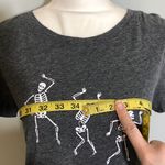 C&C California NWT Dancing Skeletons Heather Grey T-Shirt Tee Top New Halloween Photo 3