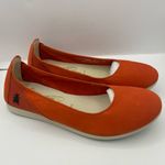 Fly London  Cupido poppy orange nubuck slip on flats women’s Size 36/ 5.5-6US Photo 2